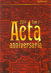 Acta Anniversaria : Т. 1