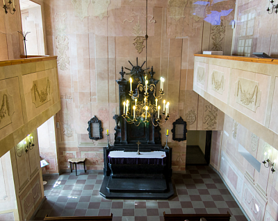 Торжественное богослужение в часовне Несвижского замка