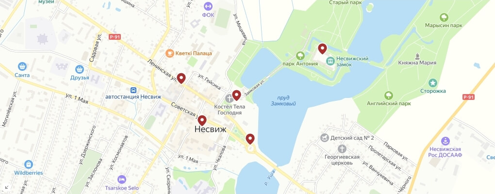 «Несвиж» на карте